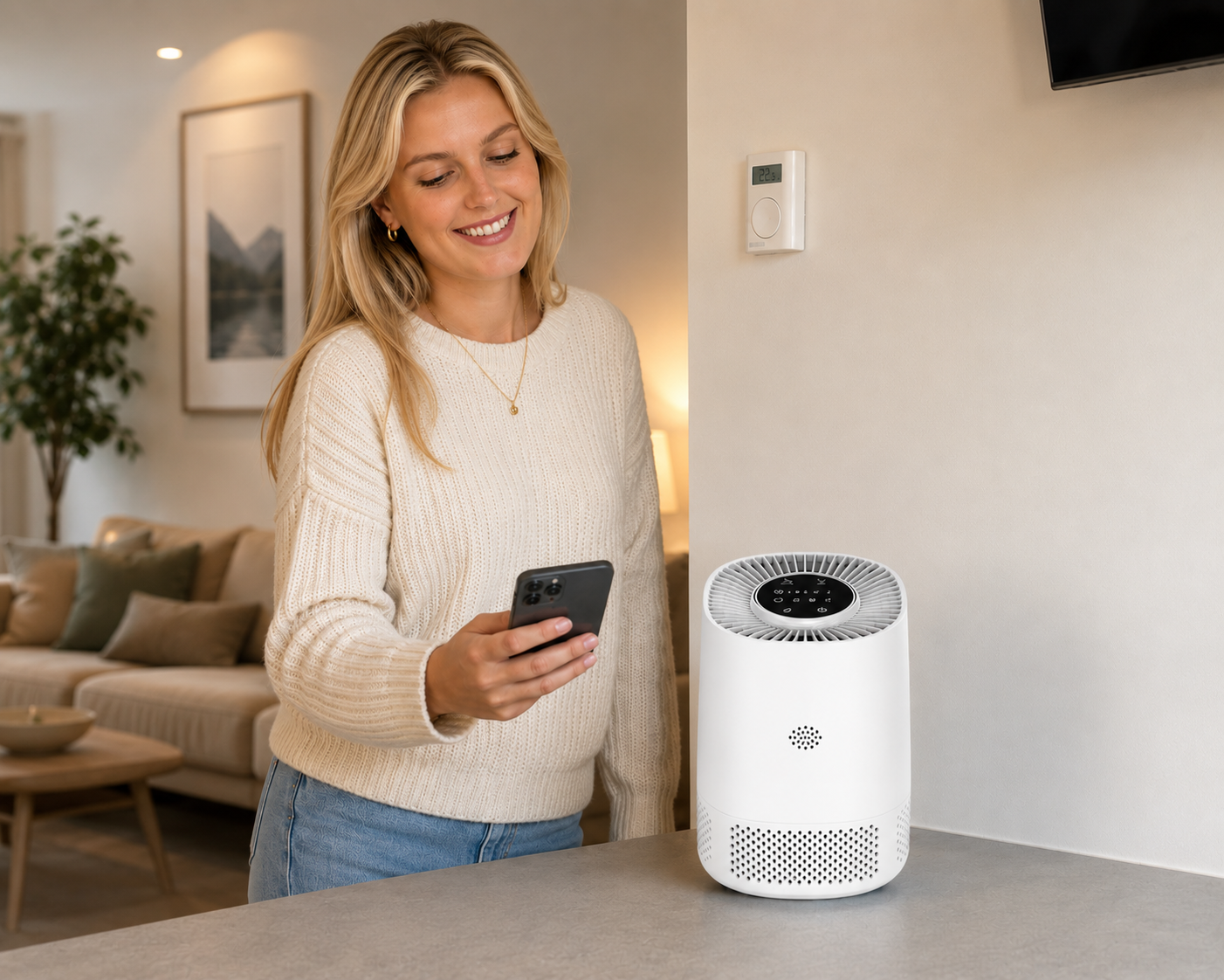 WellAir™ Smart Luftrenser med WiFi & App