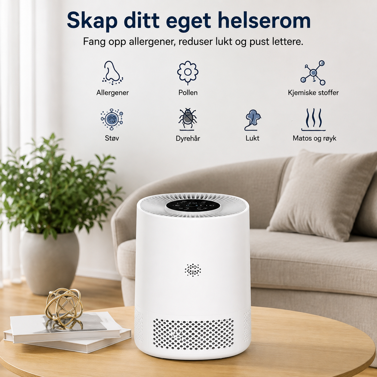 WellAir™ Smart Luftrenser med WiFi & App